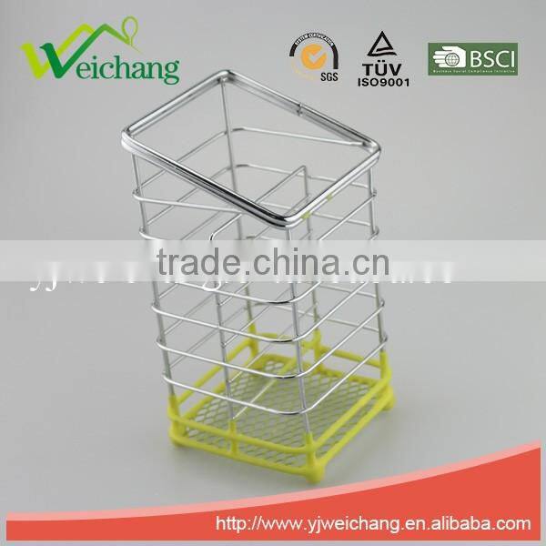 WCJ1041 Hot Sale Stainless Steel Wire Frame Cup and Toothbrush Holder