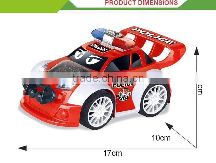 Newest product 4 channel police rc replica car toy