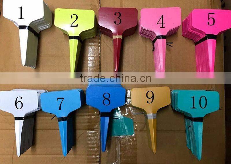 Various colors Plastic id tags garden plant labels
