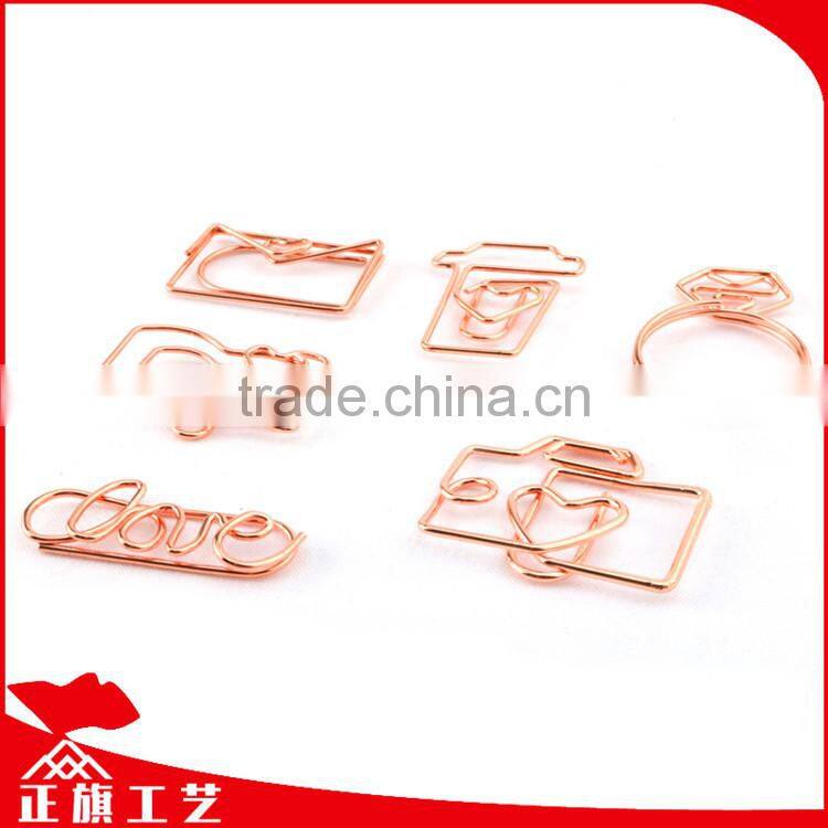 Business gift OEM soft PVC toy designs 19mm binder clips with printing