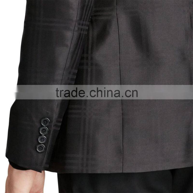 High quality Business Casual Men Suits Formal Blazer Neck Designs