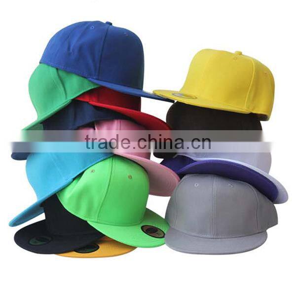 fashion promotional blank snapback flat brim caps wholesale