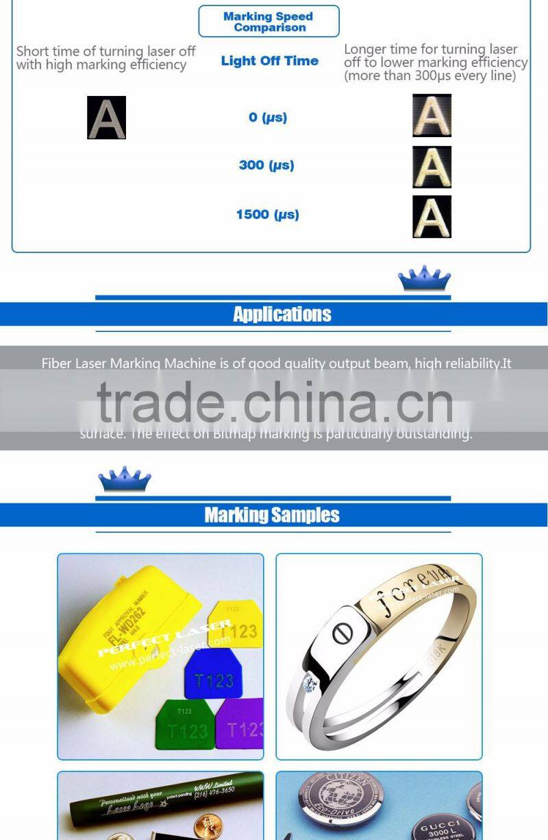 China machinery with 10W/20W/30 optional compact laser mark system