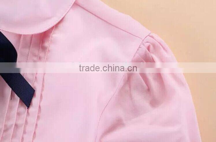 Girl's School Uniform Shirt Short Sleeve International School Uniform Summer School Uniform