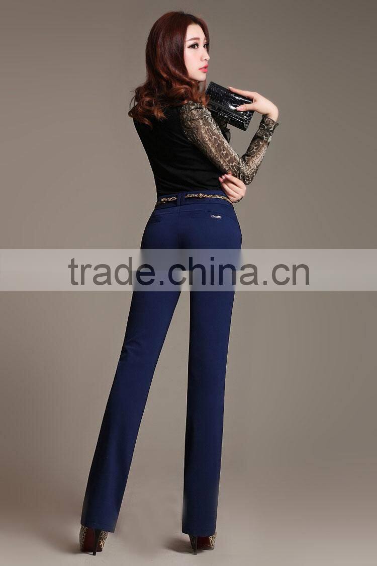 Ladies office pants trousers wholesale slim fit formal pants