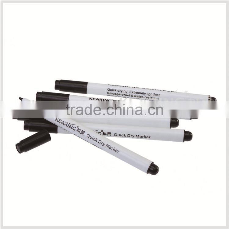 Chinese Manufacturer Quick Dry Marker, permanent white ink AOI marker, with customized logo, 2.0mm thick nib # QW20