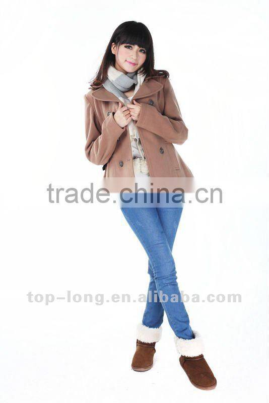 Women woolen winter apparel clothing