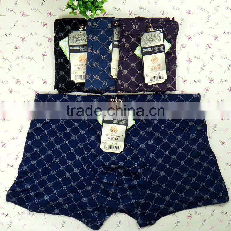 New hot wholesale men bamboo fiber underwear sexy boxer man underwear