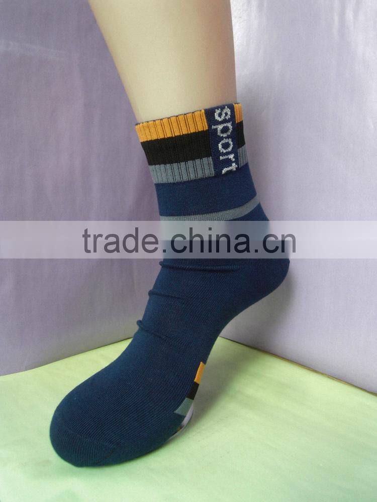 Fashion polyester boy sport socks