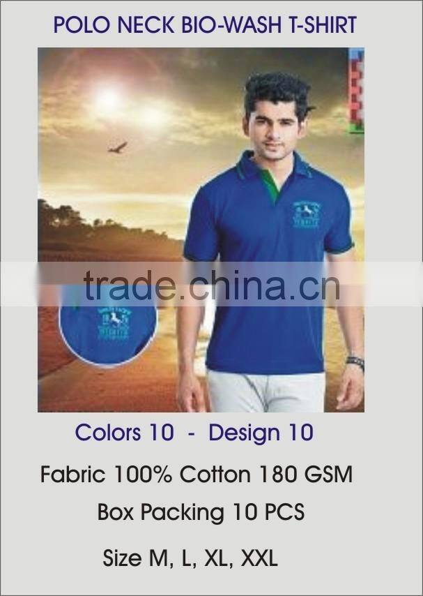 MEN POLO T-SHIRT EMBORIDRY DESIGN PRINTED IN 10 COLORS & 10 DESIGNS