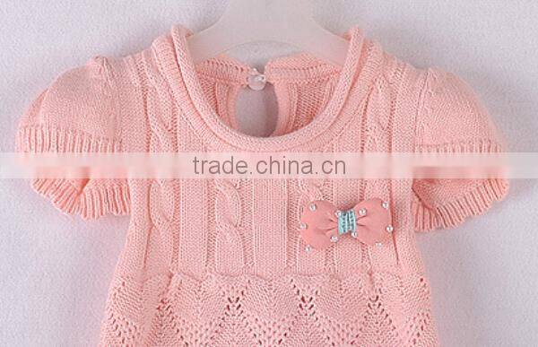 Dress Design 2014 Handmade Knit Baby Sweaters