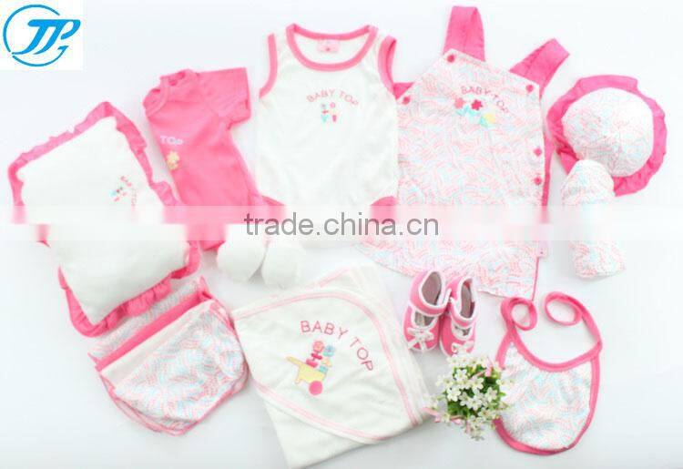 Wholesale Baby Gift Set 8 pcs Newborn Baby Clothes Set Breathable