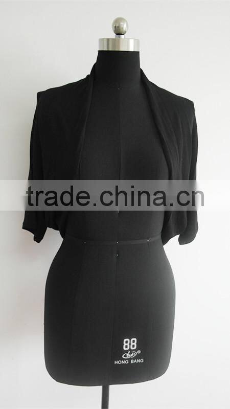 Very Fashion knitted black poncho sexy sweater pattern