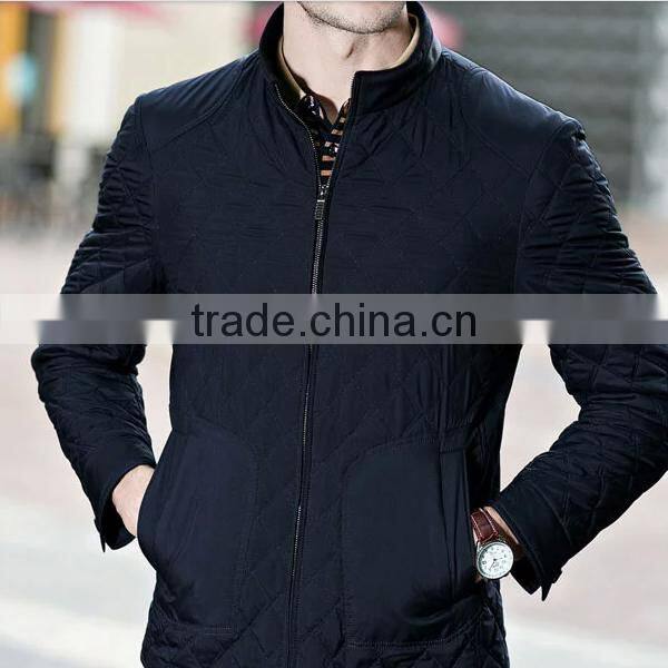 2015 Wholesale Men's Outdoor Durable Suit Style Padded Jacket