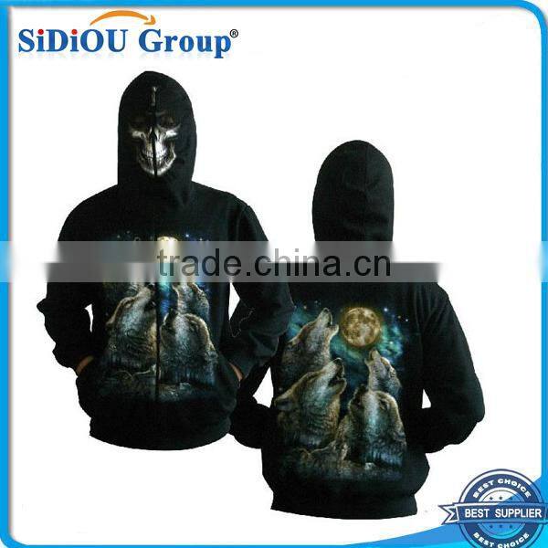 2013 Newest OEM Allover Print 3D Hoodies with Zipper-up