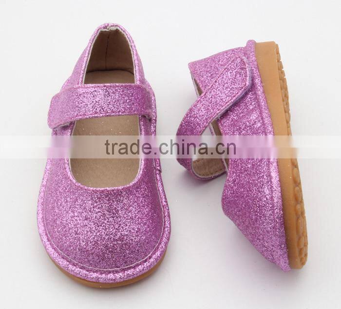 Wholesale high quality lovely fancy kids wholesale squeaky shoes