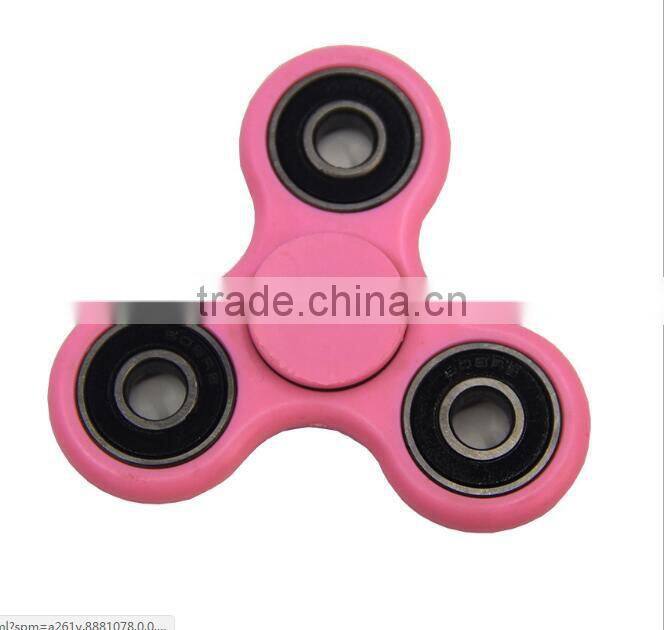 2017 newest wholesale Brass Aluminum Ceramic hybrid fidget spinner hand toy Release Stress EDC Tri