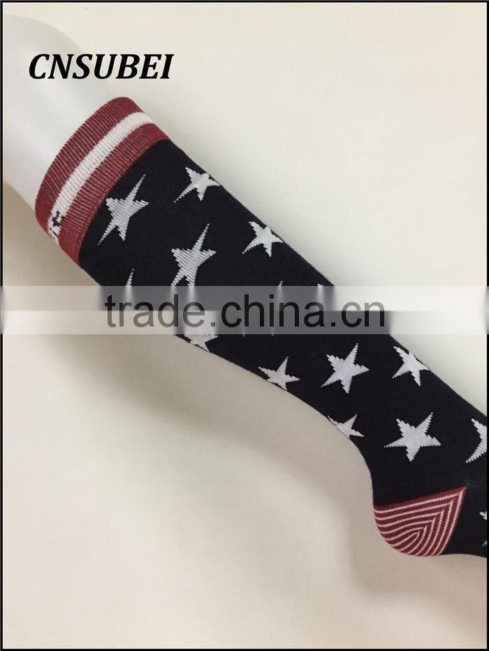 Bright Star jacqaurd sexy girl japanese knee high tube christmas stocking for lady