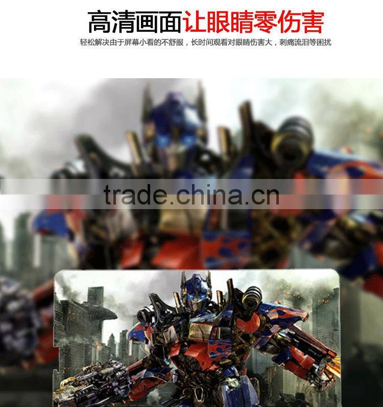 New Folding Portable PU Leather Book Style Magnifier Glass Screen HD Amplifier For Mobile Phone