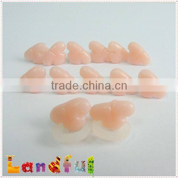 15*11mm Plastic Colored Doll Nose Safety - Fox Cat