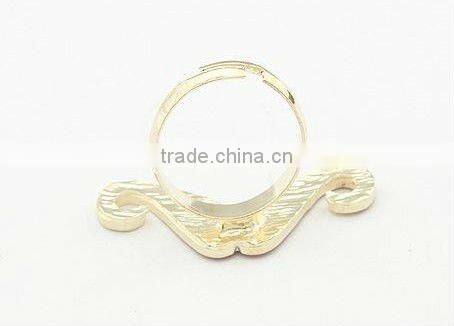 Fashionable Rose Drop Of Oil 3.5*1.0cm Mustache Ring Finger