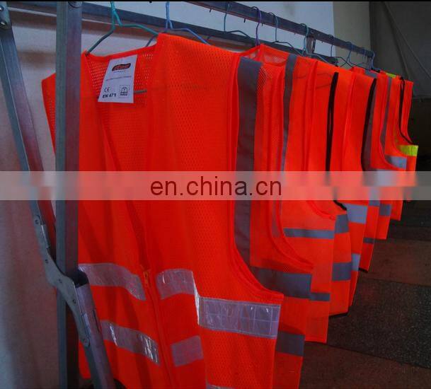 Hi vis garment Reflective work safety short sleeve polo t shirt