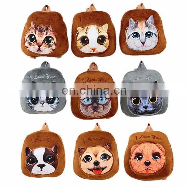 Halloween Spider Plush Backpacks 3D Plush Toys Backpacks Kids Cute Backpacks