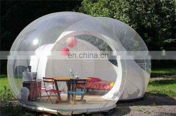 0.8mm pvc Clear Bubble Party Event Tent inflatable advertising Inflatable Bubble Tent camping cube tent