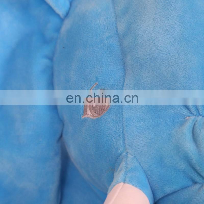 lovely promotion gifts soft animal stuffed colorful elephant soft pillow plush toys