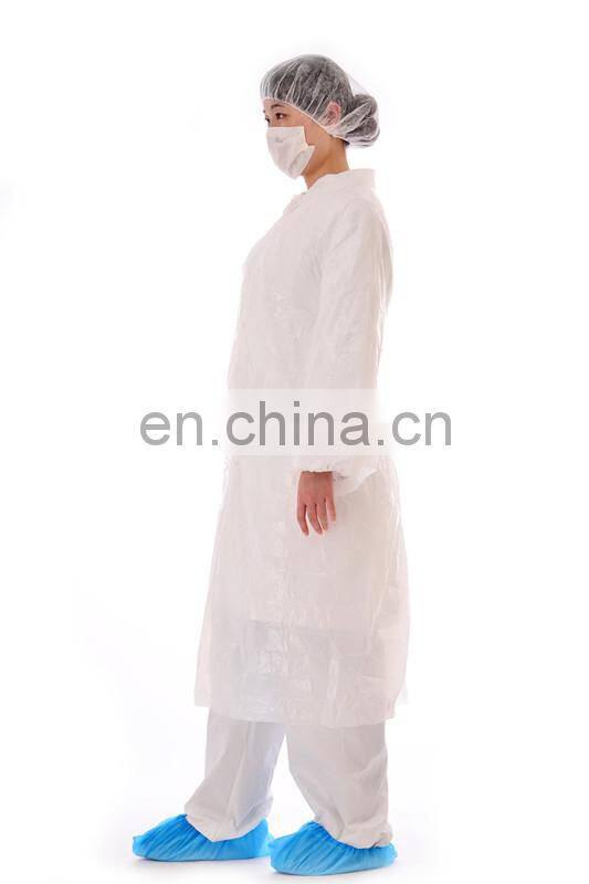 Disposable Plastic PE Visitor Coat