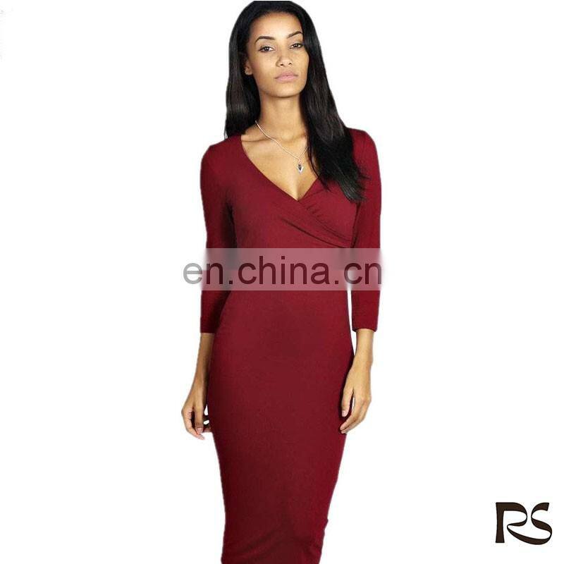 2016 New Style red bodycon Maxi Sexy fashion dress names
