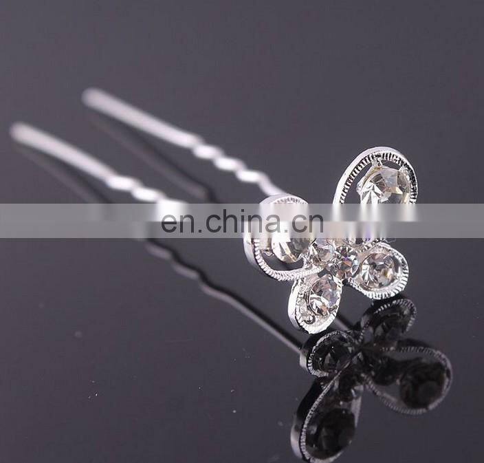Factory wholesale silver five star hair pins
