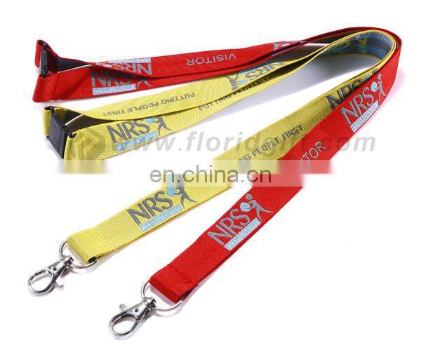 Hot sale polyester custom cheap heat transfer printing lanyards