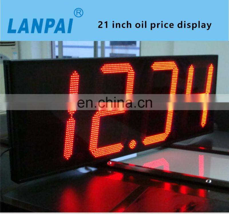 factory outdoor gas station led oil price sign