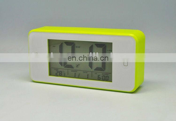 Led alarm clock iphone shape