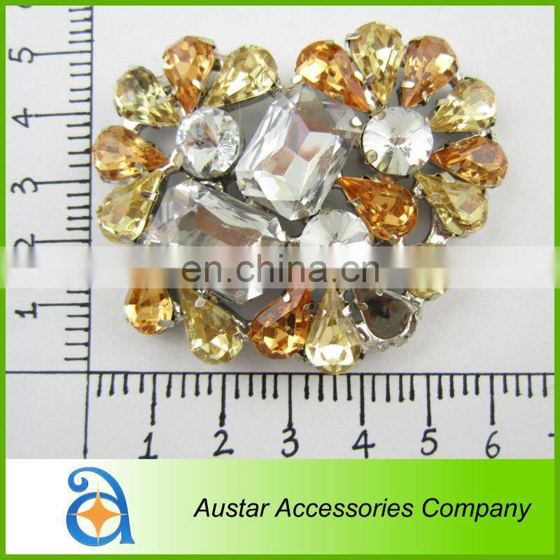 Newest styles shoe fashion buckles 2013 for lady shoes