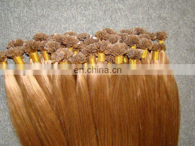 High quality products flat tip prebonded keratin hair extension 510 flat drip tip