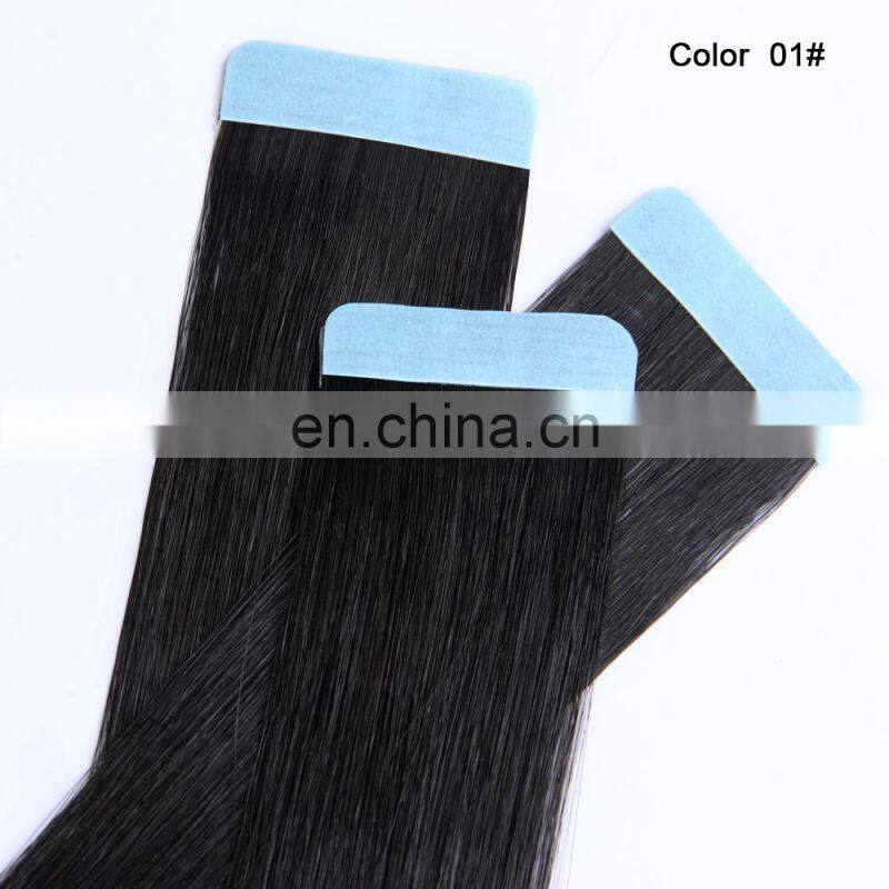 Brazilian Remy Virgin bundle weft hair tape extensions