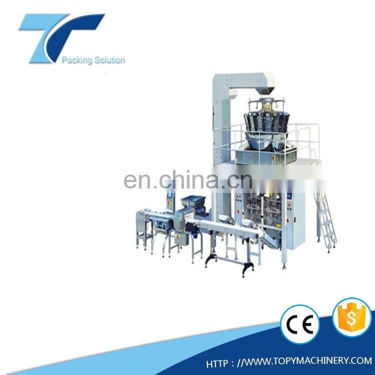 Canton Fair Best Selling Automatic Vertical Form Fill Seal Food Packing Machine With Multihead Weigher