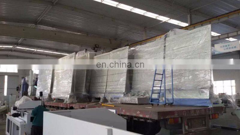 float double glass window door machine making on horizontal washing and drying machine