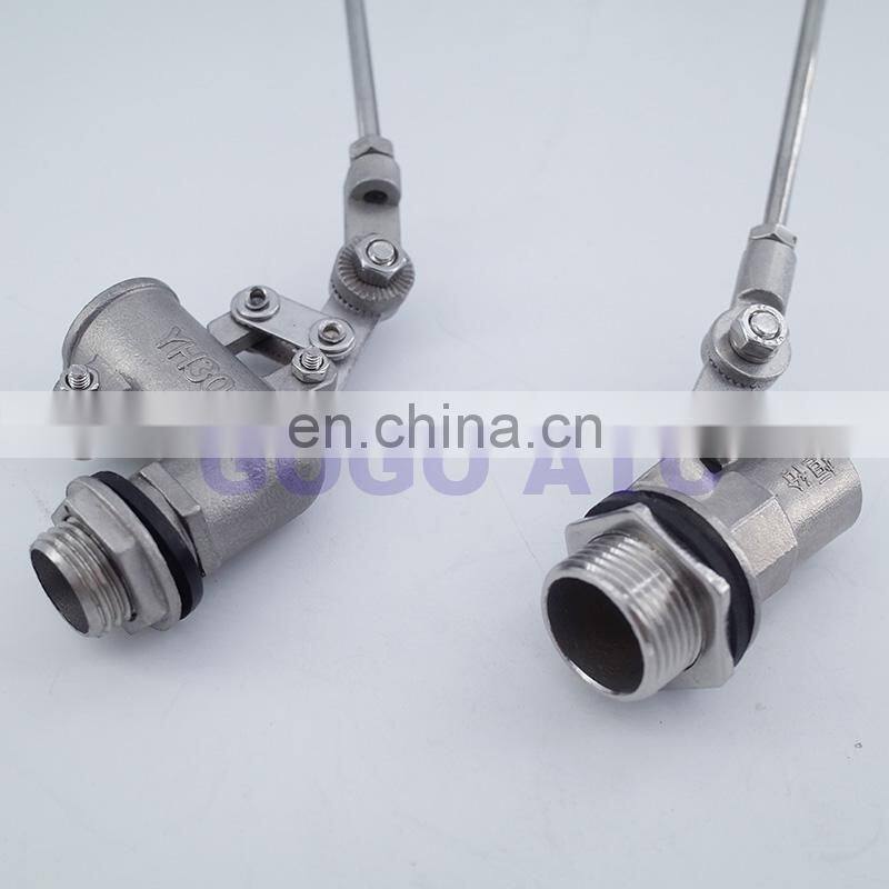 High temperature Water level controller DN25 DN32 Cold and Hot Water Tank Float Valve 1 inch stainless steel SS304 toilet valve