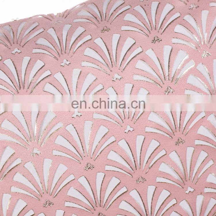 Decorative pink die cutting flower wholesale pillowcase/pillow case