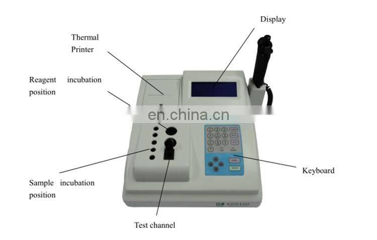MY-B031A portable 4 channel Lab equipment device automatic blood coagulometer analyzer