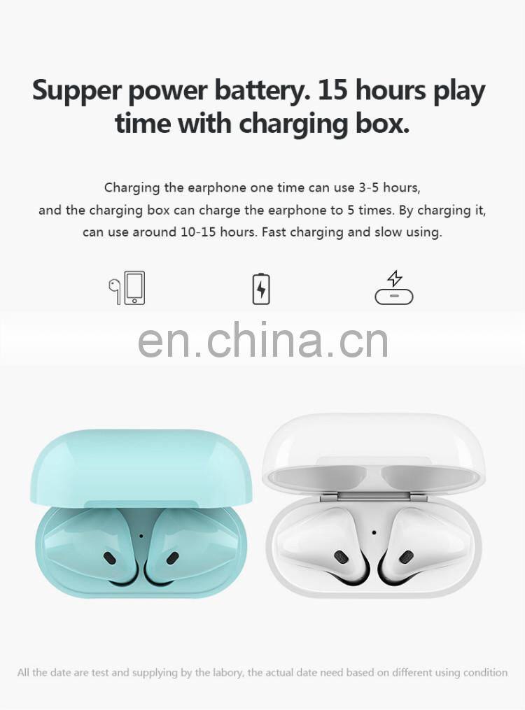 i17 TWS BT 5.0 Sports Stereo Earbuds Wireless Blue tooth Sensor Touch Headphones i17 Earphones