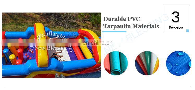 Custom inflatable obstacle climbing hill race for sale,inflatable obstacle course kids custom sport game