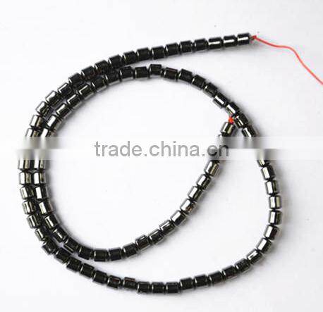 Hematite 8mm drum beads for jewelry