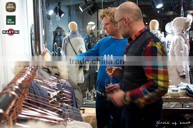 rose gold metal clips sexy underwear hanger for pants