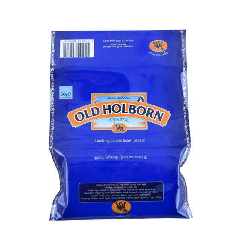 Custom Printed Recyclable Foil Laminated Stand Up Plastic Zipper Bag Top Tobacco Leaf Pouches Smell Proof Bag