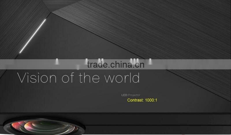 2015 Original GM60 Cheap Projector 1000 Lumens 1920 x 1080 Video USB VGA SD Home Video GM 60 HDMI Projector Beamer White Gold