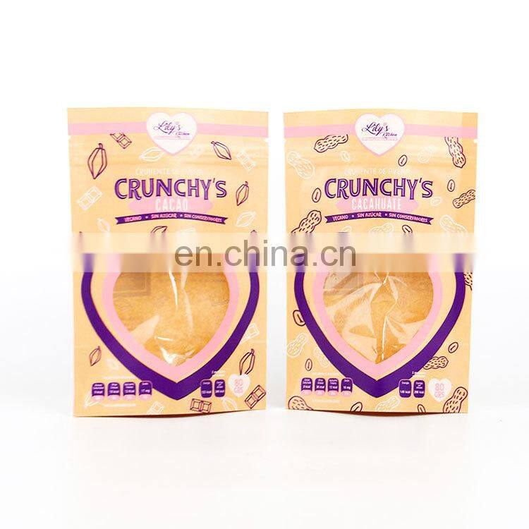 Biodegradable plastic bags wholesale plastic food packaging bags with zip lock